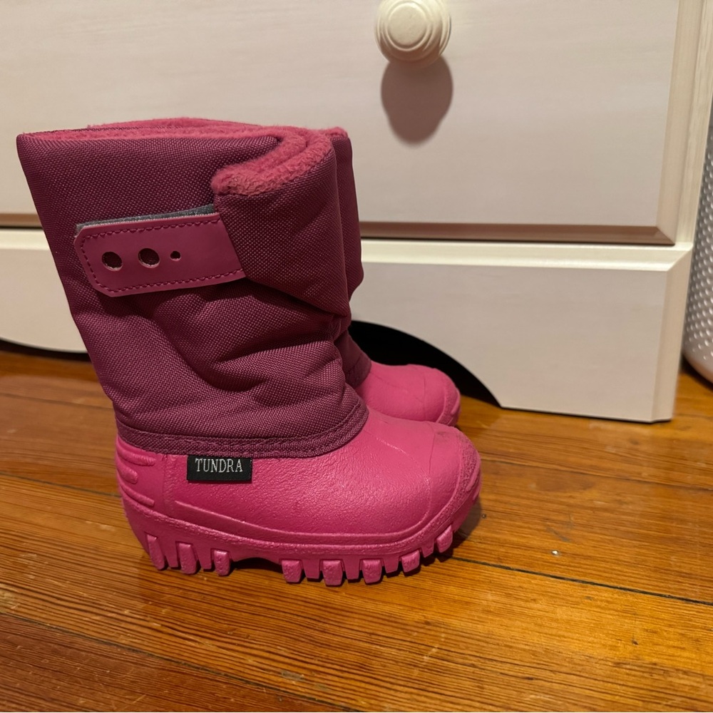 Pink Tundra Winter Boots